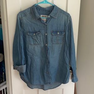 Mossimo denim button down